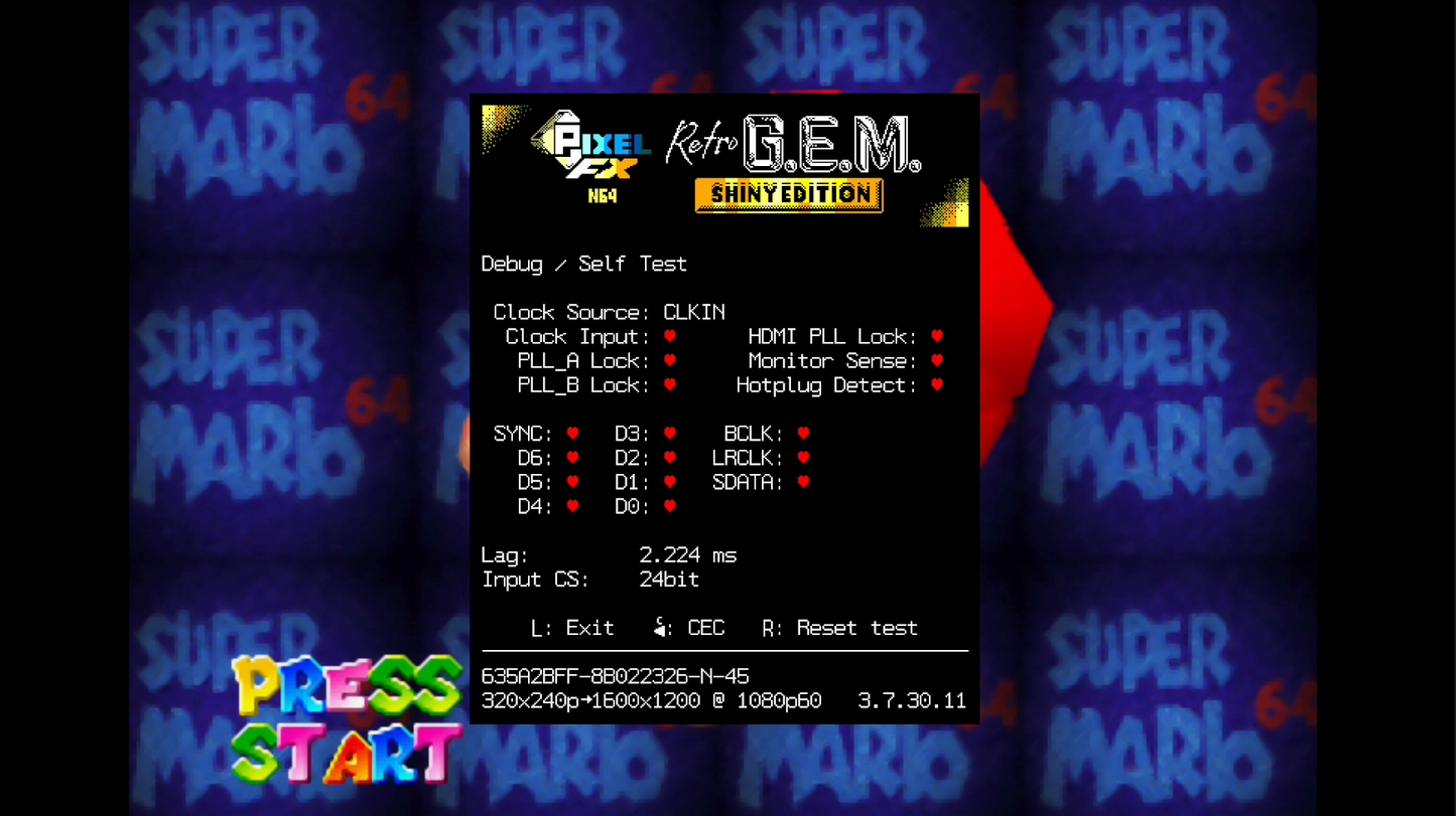 N64 PixelFX Retro Gem Install Service